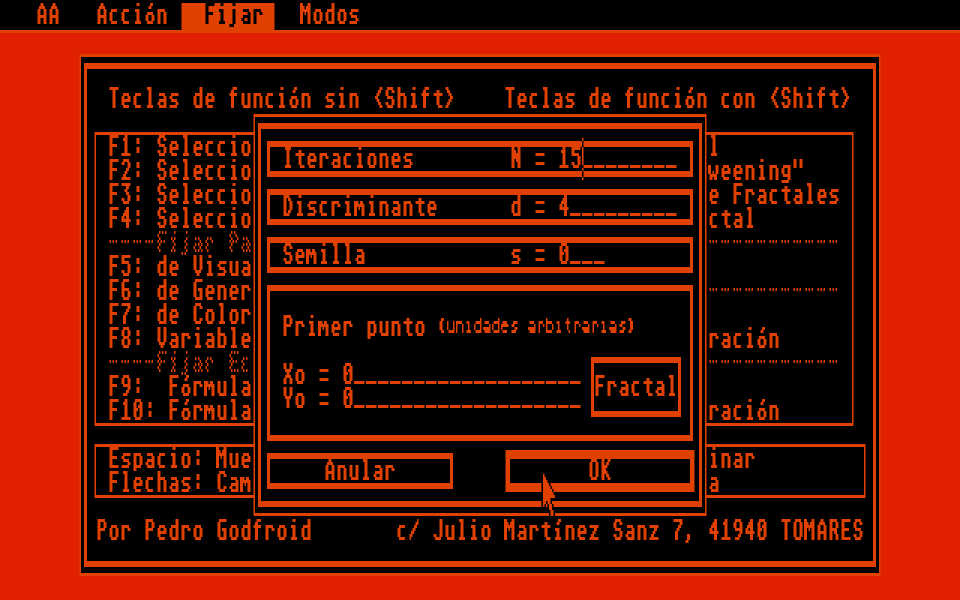 Fractal atari screenshot
